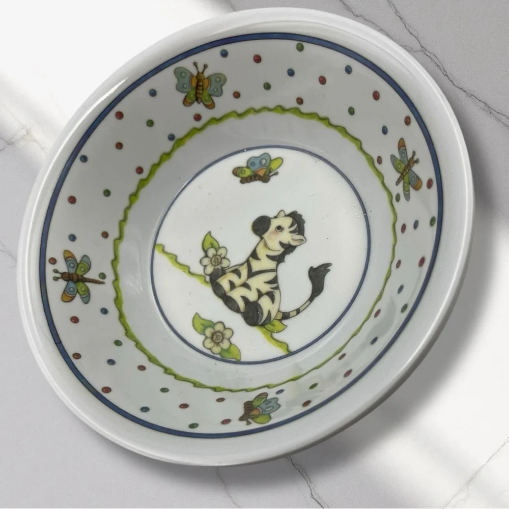 Lenox Jungle Jamboree Children's Melamine 2 Dinner Plates and 2 Bowls